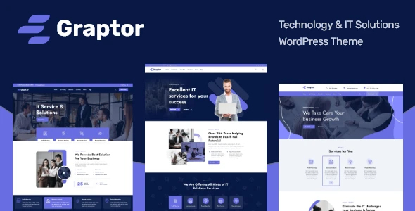 Graptor – Technology & IT Solutions WordPress Theme
